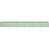 vidaXL Plantenbak Groen 480 x 80 x 45 cm Staal