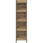 vidaXL Boekenkast 40 x 30 x 155 cm Bewerkt hout Ambachtelijk Eiken