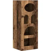 vidaXL Dressoir ELST Oudhout 40 x 35 x 100,5 cm Bewerkt hout