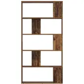 vidaXL Boekenkast 80 x 24 x 159 cm Bewerkt hout Oudhout