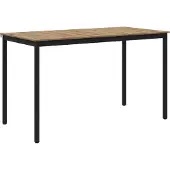 vidaXL Staande Bartafel Bewerkt hout Rechthoekig