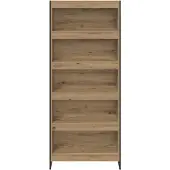 vidaXL Boekenkast 80 x 30 x 189,5 cm Bewerkt hout Ambachtelijk Eiken