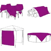 vidaXL Plantenhoes Doorzichtig 4 x 5 m PVC
