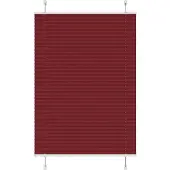 vidaXL Plissé rolgordijn 100x100 cm stofbreedte 99,4cm bordeauxrood