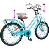 vidaXL Kinderfiets 18 Inch voor 5-7 jaar oud Lichtblauw