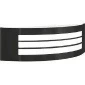 vidaXL Buitenwandlamp 2 pcs Zwart 32 x 10 x 10 cm RVS en plastic