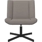 vidaXL Draaistoel Taupe 63 x 75 x 76 cm Stof