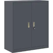 vidaXL Opbergkast Antraciet 90 x 40 x 105 cm Staal