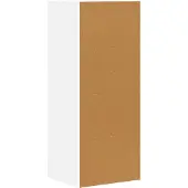 vidaXL Dressoir ELST, wit, 40 x 35 x 100,5 cm, houtvezel