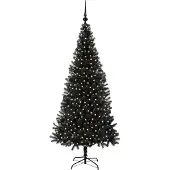 vidaXL Kerstboom Zwart 180 cm PVC