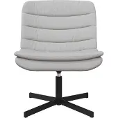 vidaXL Draaistoel Wolkgrijs 63 x 75 x 76 cm Stof