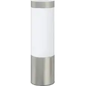 vidaXL Buitenwandlamp 2 st Zilver 12 x 8,5 x 27 cm RVS en plastic