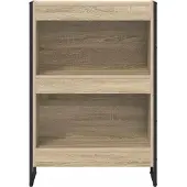 vidaXL Boekenkast 60 x 30 x 86,5 cm Bewerkt hout Sonoma