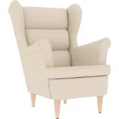 vidaXL Fauteuil 74x84x100 cm linnen wit