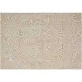 vidaXL Vloerkleden Natuurlijk en Wit 200 x 290 cm Jute