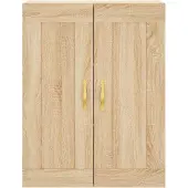 vidaXL Wandkast 69,5x34x90 cm bewerkt hout sonoma eikenkleurig