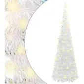 vidaXL Kunstkerstboom pop-up 150 LED's 180 cm wit