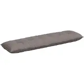 vidaXL Rugkussen Taupe 200 x 19 x 50 cm Stof