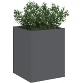 vidaXL Plantenbak Antraciet 32 x 32 x 40 cm Koudgewalst staal