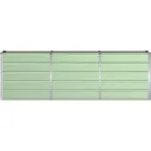 vidaXL Plantenbak Groen 240 x 40 x 75 cm Staal