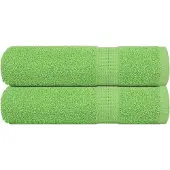 vidaXL Handdoeken FROGN 2 st 50x100 cm 360 g/m² appelgroen