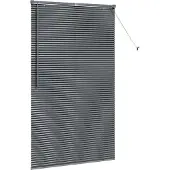 vidaXL Venetiaanse jaloezie Donkergrijs 175 x 105 cm 25 mm Aluminium