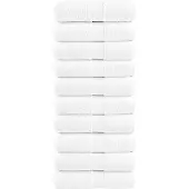 vidaXL Gastendoekjes SOLUND 10 st 600 g/m² 30x50 cm wit