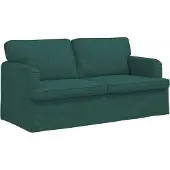 vidaXL Bank Donkergroen 162 x 80 x 85 cm Stof