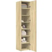 vidaXL Hoge kast 40x42,5x185 cm bewerkt hout sonoma eikenkleurig