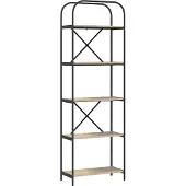 vidaXL Boekenplank 5-laags 60 x 30 x 183 cm Bewerkt hout Sonoma Eik