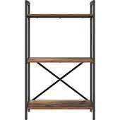 vidaXL Boekenplank 3-laags 56 x 34 x 96 cm Bewerkt hout Oud Hout