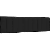vidaXL Hoofdbordkussen "Hanko" 180 cm stof zwart