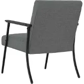 vidaXL Fauteuil Donkergrijs 59 x 75 x 78 cm Stof