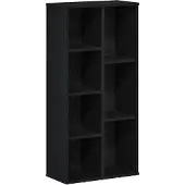 vidaXL Boekenkast 50x25x104 cm bewerkt hout zwart eikenkleurig