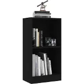 vidaXL Boekenkast 40x24x75 cm bewerkt hout zwart