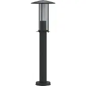 vidaXL Vloerlamp voor buiten 60 cm roestvrij staal zwart