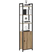 vidaXL Boekenkast 6-laags 40 x 24 x 161 cm Bewerkt hout Artisan Eiken