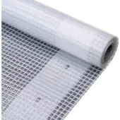 vidaXL Leno dekzeil 260 g/m² 4x8 m wit