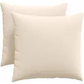 vidaXL Zitkussens 2 st Stof Beige 50 x 50 cm