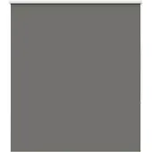 vidaXL Rolgordijn verduisterend 135x150 cm stofbreedte 131,6 cm grijs