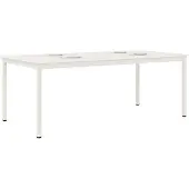 vidaXL Eettafel Wit 200 x 100 x 75 cm Massief grenenhout