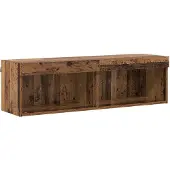 vidaXL Tv-meubelset Oud Hout Bewerkt hout