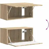 vidaXL Tv-meubelset 6 st Sonoma Eiken Bewerkt hout
