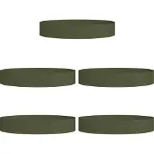 vidaXL Plantenring 5 st Olijf Groen 120 x 120 x 20 cm