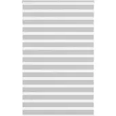 vidaXL Zebra rolgordijn 150x200 cm stofbreedte 145,9 cm lichtgrijs