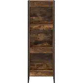 vidaXL Boekenkast 40 x 30 x 121 cm Bewerkt hout Rook Eik