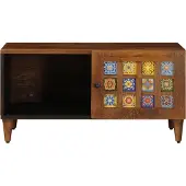 vidaXL Salontafel Bruin 80 x 50 x 40 cm Massief Mango Hout