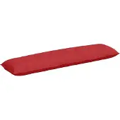 vidaXL Rugkussen Rood 200 x 19 x 50 cm Stof
