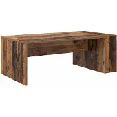 vidaXL Salontafel Oudhout 95 x 50 x 34 cm Bewerkt hout