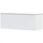vidaXL Opbergbox 90x35x35 cm bewerkt hout wit